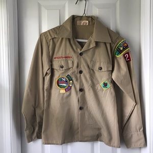 Boy Scouts of America Uniform Shirt Beige